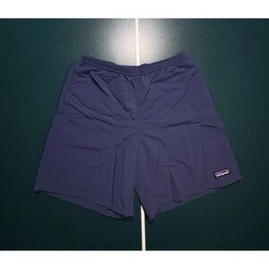Patagonia Baggies Shorts Men's Small Swim Trunks Navy Blue Quick Dry